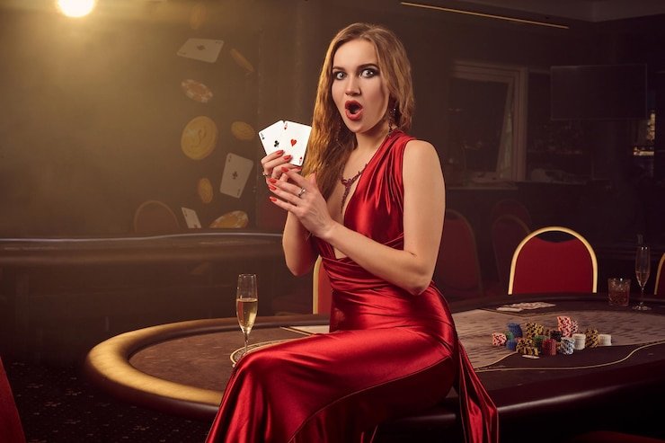 Live dealer Texas Hold'em Bonus table on login dewatogel studio